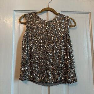 Vince sequin top size small